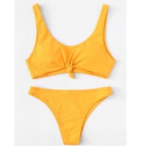 🌼Yellow 2pc Bikini S perfect for suntanning at Pool or Beaches EUC